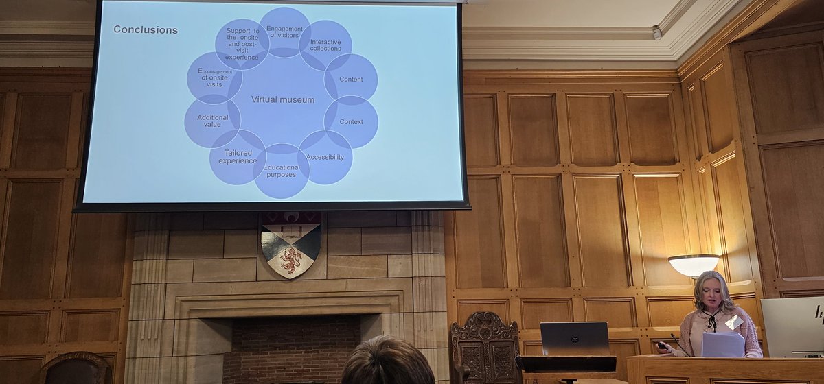 FaimpAvicom's tweet photo. #VirtualMuseums a threath for 'Real museums' or an additional value to them? with Lara Corona @UICbarcelona Their research &amp; conclusions explained in #AVICOMGC23 https://t.co/s6RdrXa1rr