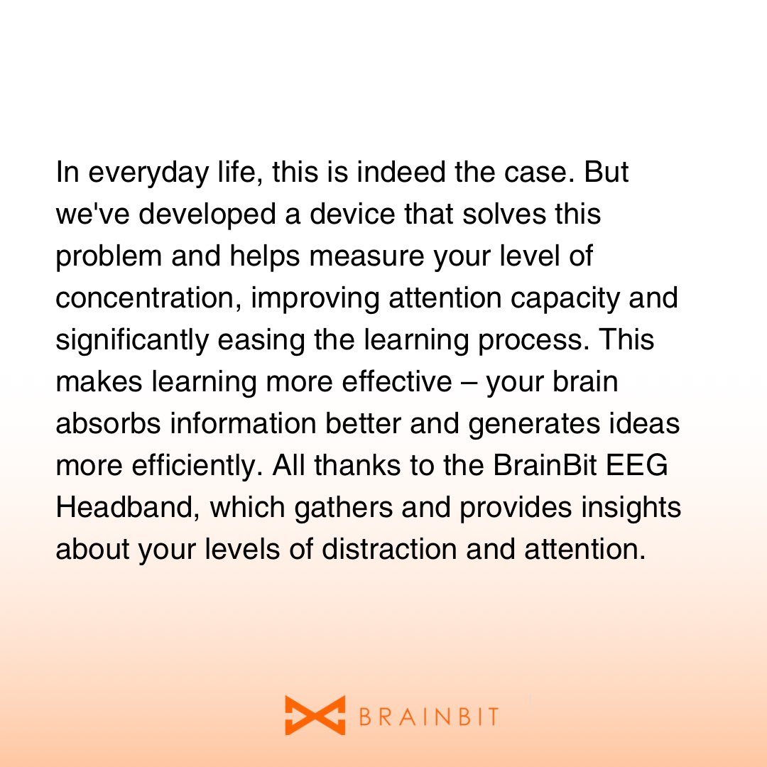 BrainBitInc's tweet photo. Do you find it difficult and energy-consuming to stay focused while learning, leaving you tired? https://t.co/jgxhfe8uDW