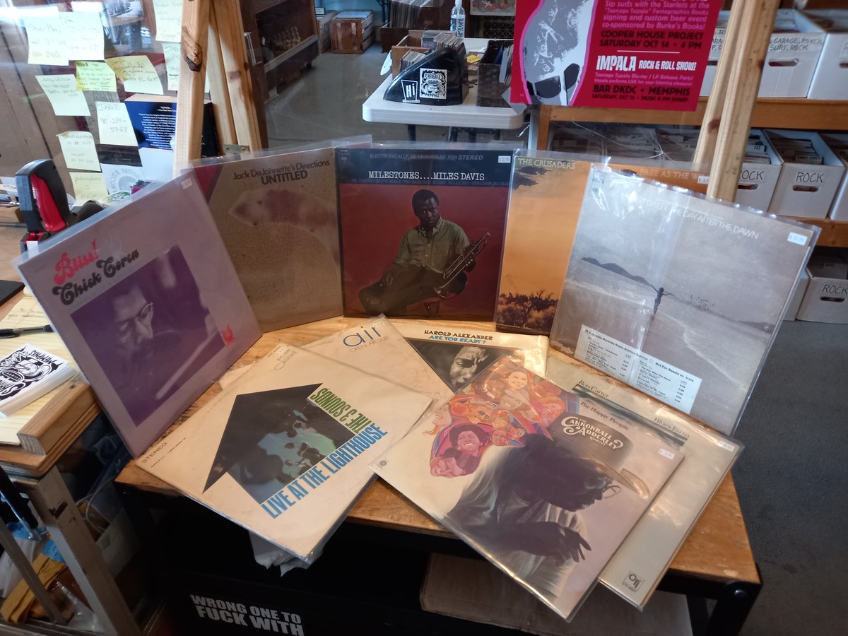 Some amazing jazz LPs are finding their way into the bins around here. . . and this is just the tip of the iceberg.
STAY TUNED
#shangrilarecords #memphis #recordstore #jazz #jazzLP