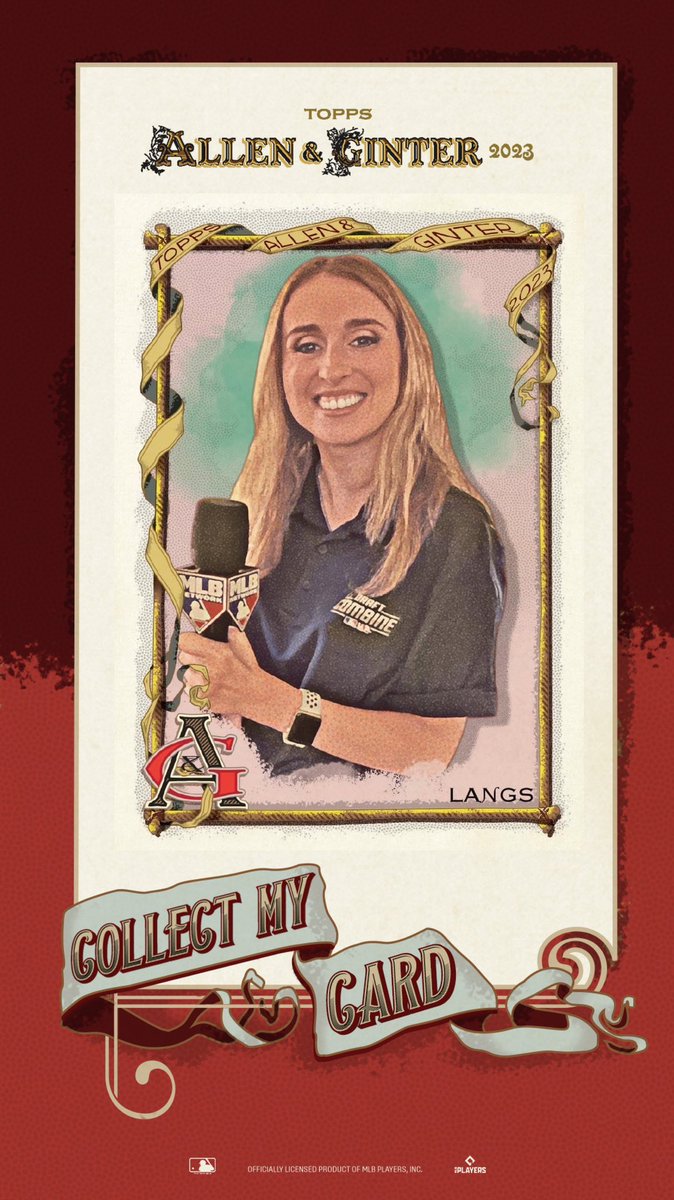 SlangsOnSports's tweet photo. Honored to be part of this year’s @Topps Allen &amp; Ginter with @MandyBell02 ! https://t.co/q7aCXU3KQb