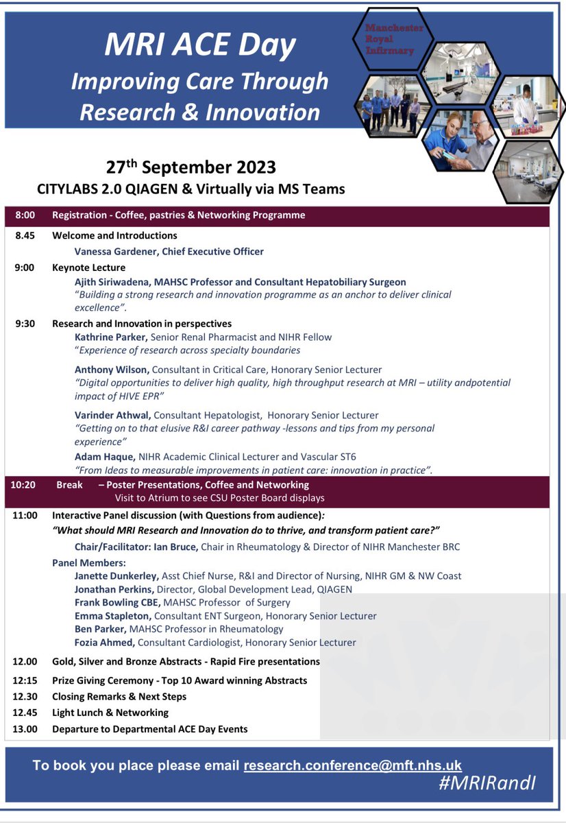 @MFT_MRI @MFTnhs colleagues have you registered? Registration closing Monday #MRIRandI In collaboration with @QIAGEN @MFT_Research