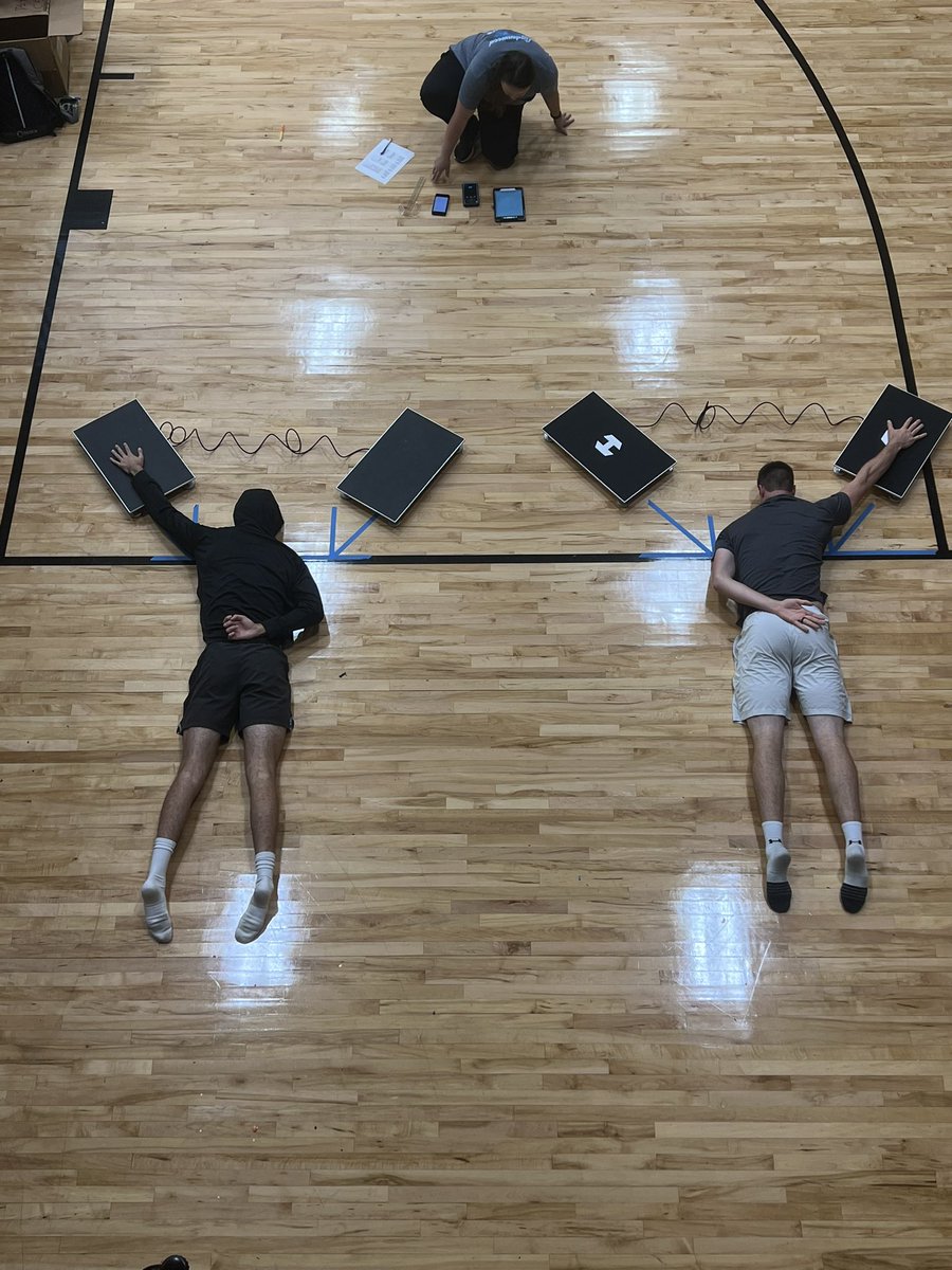 ksunderland7's tweet photo. Great to get some data this morning with @lindenwoodMVB on the @HawkinDynamics plates https://t.co/2j0X4FUckj