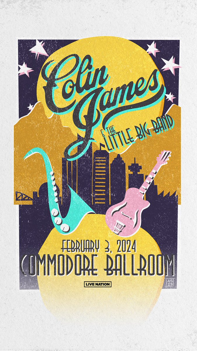 Tickets for Colin James & the Little Big Band live at the Commodore are ON SALE NOW! Check out bit.ly/48kKuGm for tickets! 🎟 #colinjames #littlebigband #commodoreballroom #vancouverconcerts