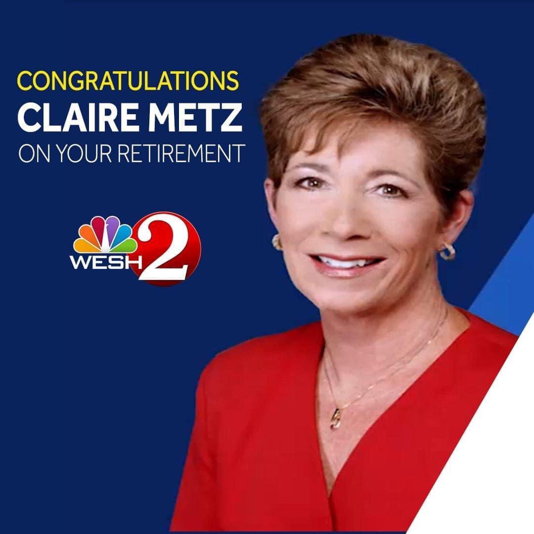 Claire Metz retires from WESH 2 after 39 years