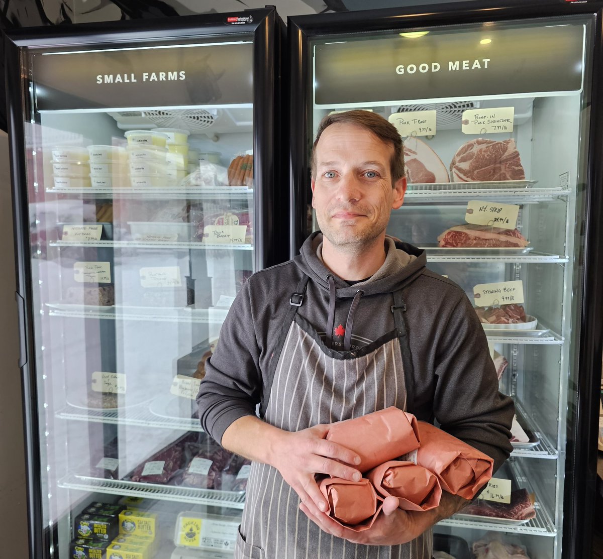 Small farms, good meat.
That's what you get when you visit J. Waldron Butchers, located at 353 Barton St E, in the alley off Emerald St N.
Get quality cuts of responsibly-reared animals from Ontario farmers for Thanksgiving this year:jwaldronbutchers.com #BartonVillage #HamOnt