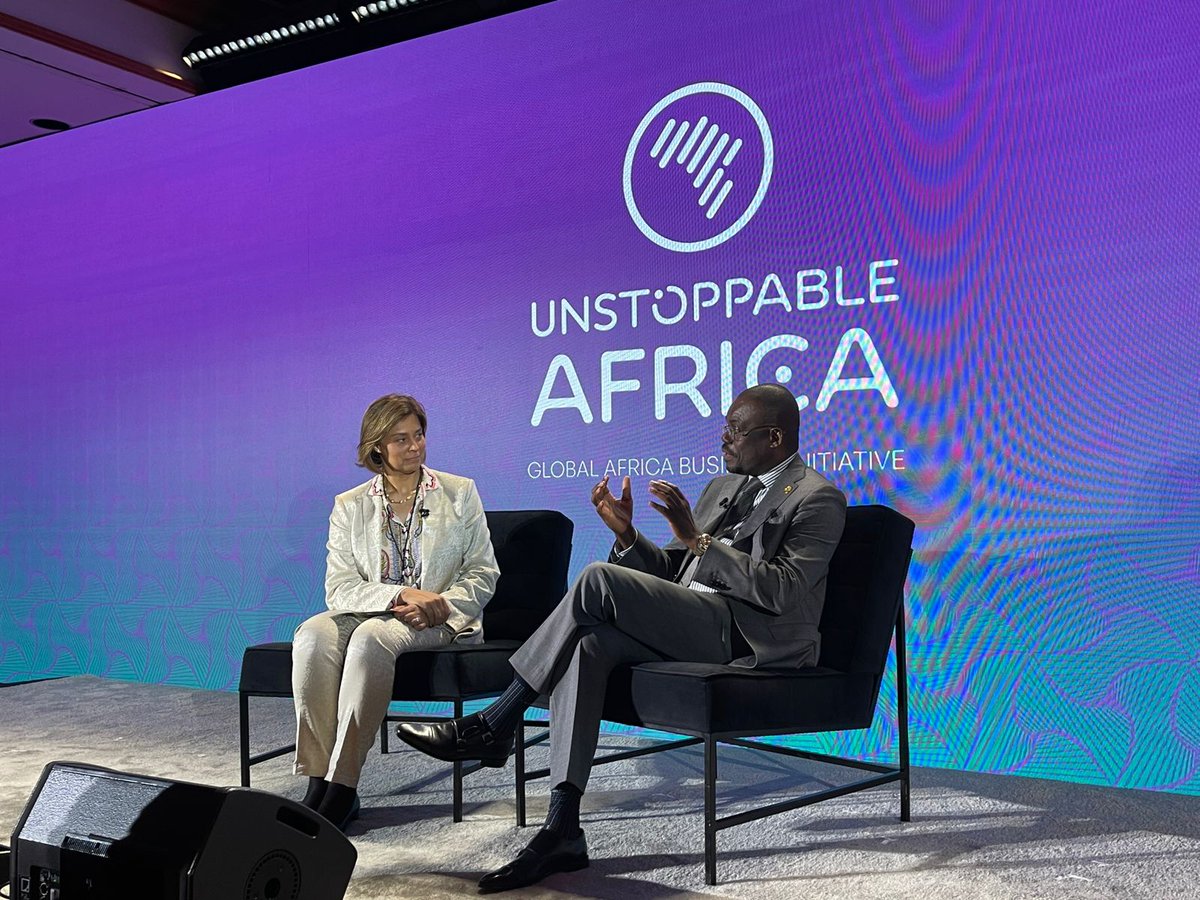At the @GlobalAfricaBiz #unstoppableAfrica event #UNGA78 , I had a great conversation with @Zain_Verjee and shared my @AfricaCDC vision in safeguarding Africa’s health as well as plans in addressing the various challenges in public health #NewPublicHealthOrder