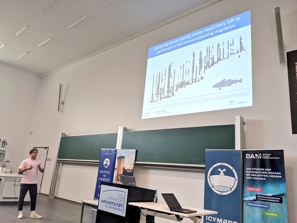 So many questions & discussions at the acoustic telemetry session at @icymare hosted by @arc_labriere and I! We hope we hooked some colleagues to incorporate acoustic telemetry into their next research
@AquaticTracking @ThelmaBiotel @VLIZnews @INBOVlaanderen #trackingnotslacking