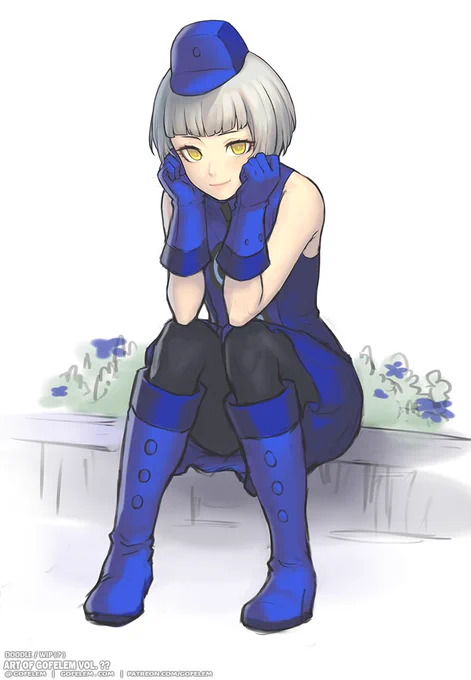 Elizabeth doodle/wip #ShinMegamiTensei #Persona3  #エリザベス #ペルソナ3 