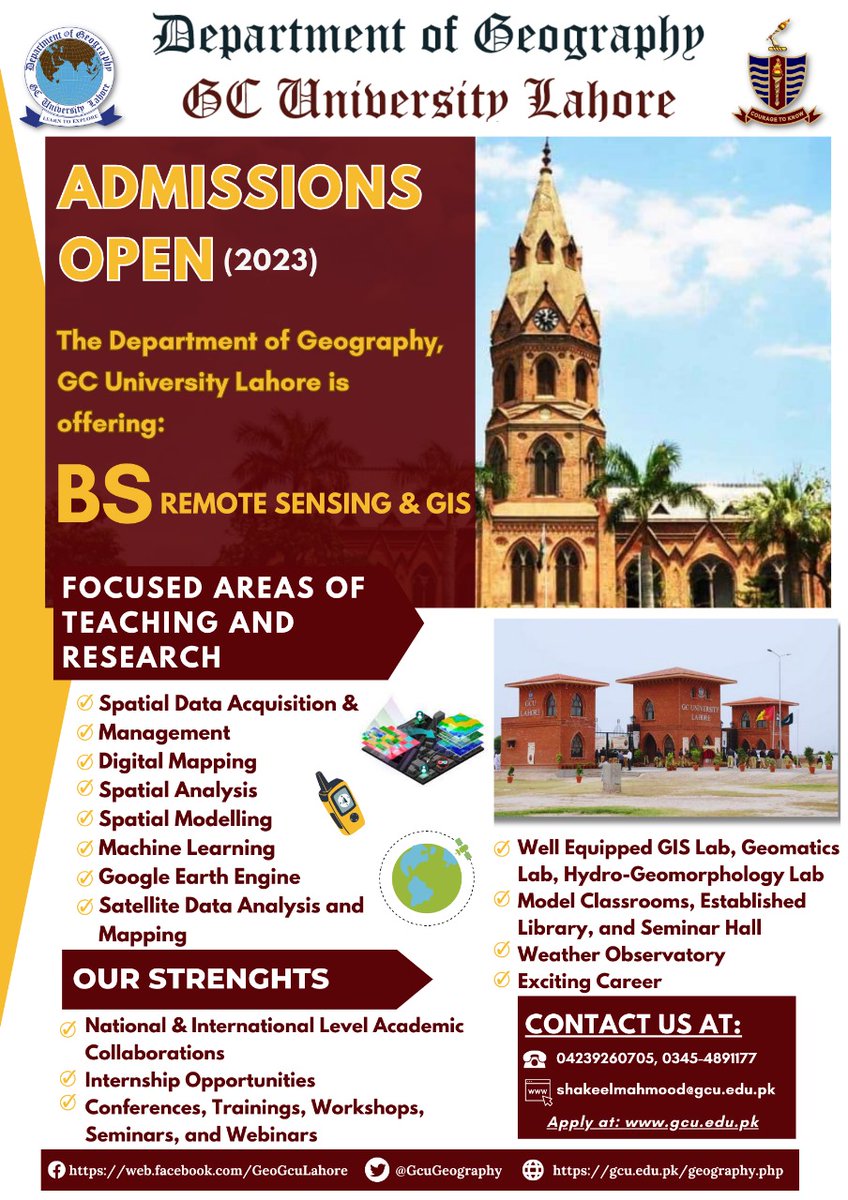 Department of Geography GC University Lahore tweet media