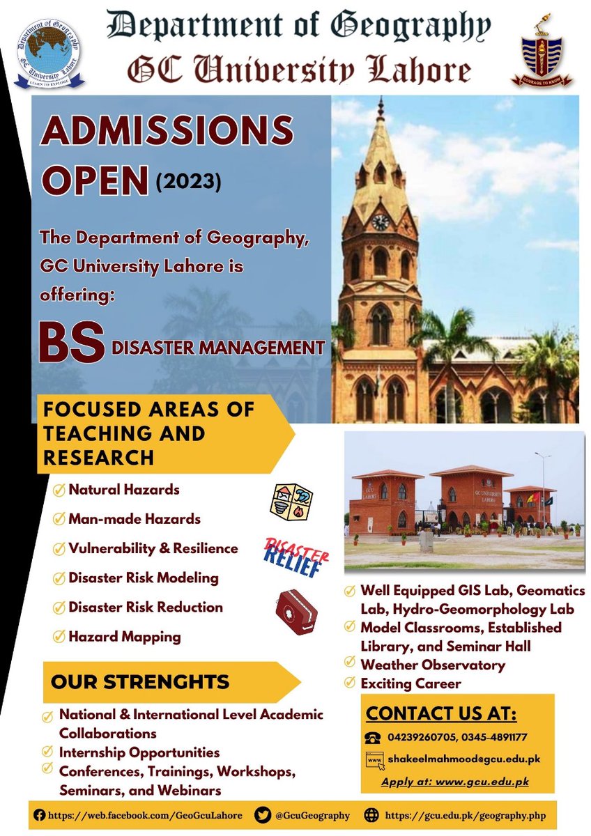 Department of Geography GC University Lahore tweet media