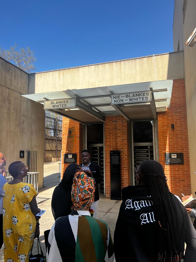 McCainInstitute's tweet photo. At the Apartheid Museum, the McCain Global Leaders learned about the fight for multiracial democracy during Apartheid. https://t.co/e03gjTh21G