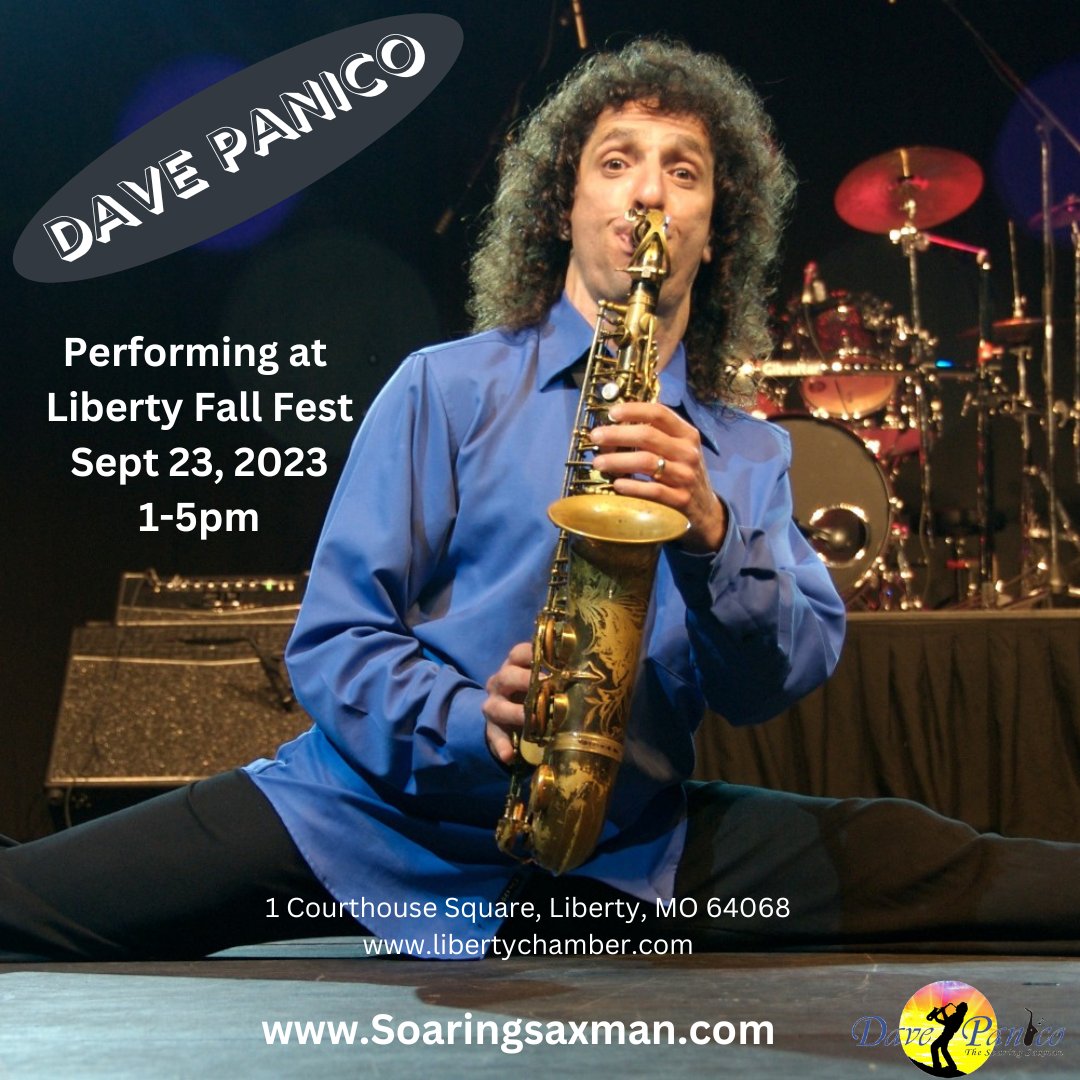 Don't miss the chance to witness Dave Panico on sax at the Liberty Fall Festival in Liberty, MO! His music has the power to warm your heart and elevate your spirits . See you there!

Here's some blues for ya:
open.spotify.com/track/4k88hJJz…