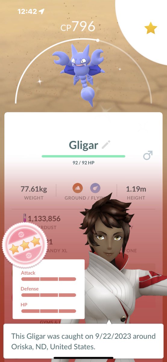 Just got my first #Shundo #Pokemon #PokemonGOApp #pokemonGo