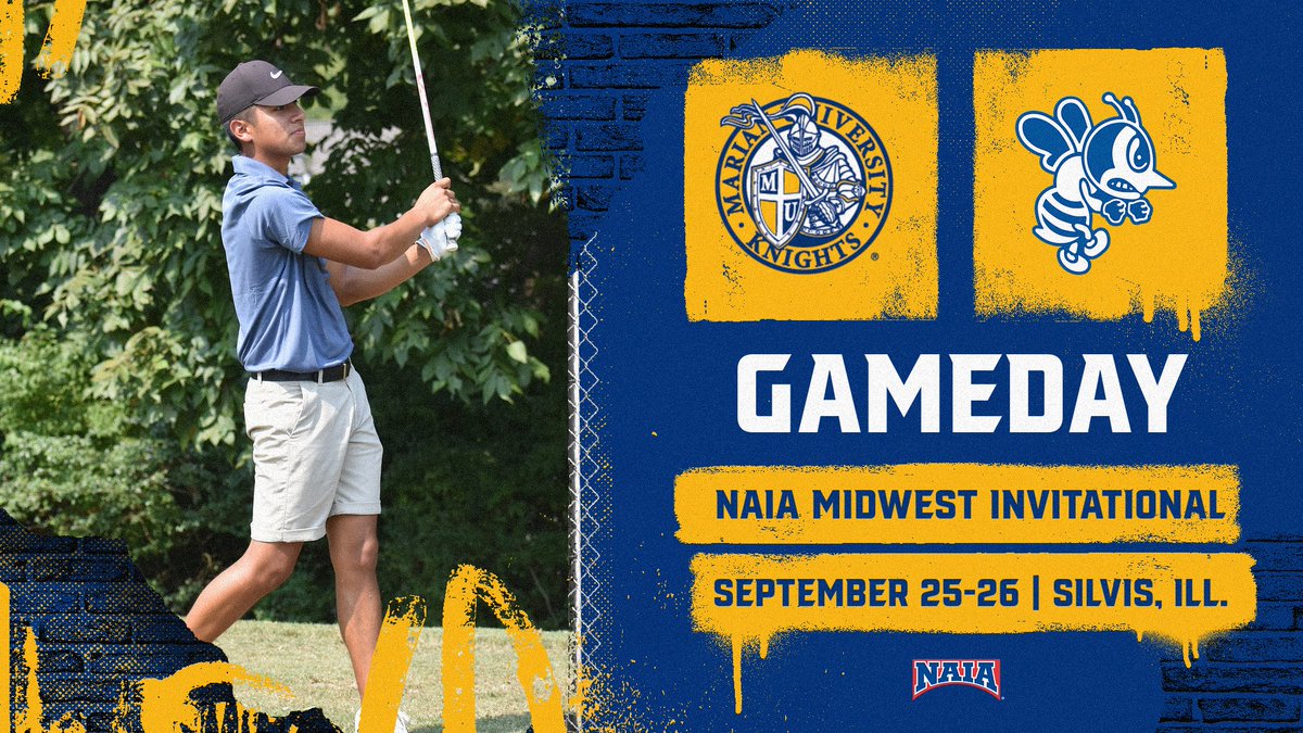 Marian Knights (@muknights) on Twitter photo GAMEDAY!!
<a href="/MUKnightsgolf/">Marian Men's Golf</a> hits the course for the second time this season and are looking to add another win to their belt! The Knights will travel to Illinois to compete in the NAIA Midwest Invitational! GAMEDAY!!
<a href="/MUKnightsgolf/">Marian Men's Golf</a> hits the course for the second time this season and are looking to add another win to their belt! The Knights will travel to Illinois to compete in the NAIA Midwest Invitational!