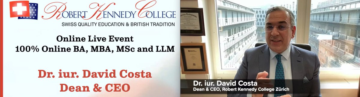 Did you miss the Live Zoom introductory session of our 100% online master's degree programmes conducted by our Dean earlier this week? No worries! Watch a recording of the session right here: ow.ly/xK0B50POHvg

To chat with us LIVE on WhatsApp: ow.ly/NbKm50POHvh