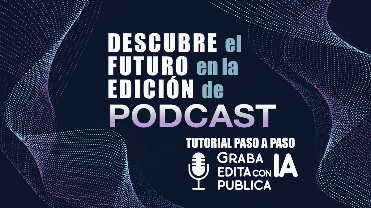 CREA tu propio PODCAST desde 0, usando la IA para editar.

No te pierdas el TUTORIAL COMPLETO
En YouTube 👇🏻
youtu.be/LoK0WTXoGbY

#PodcastConIA #audacity #tutorial #inteligenciaartificial #ia