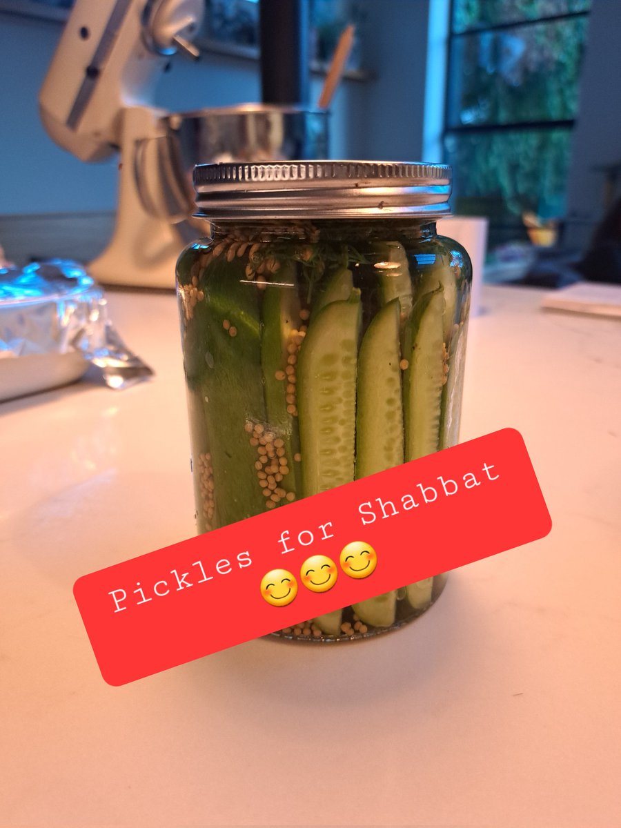 always_pickling's tweet photo. #pickles for #shabbat 😊😊😊 https://t.co/rlg0hK63FK
