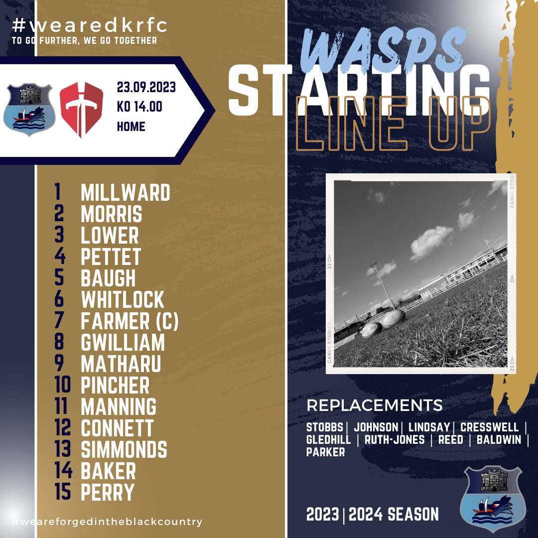 🚨 Alert! It's Friday teatime and you know what that means, it's the weekend and TEAM NEWS TIME! 

🏉 1st XV vs <a href="/ExeterUniRFC/">EURFC</a> 
🕒 KO 14.00
🚩 Away
📍 EX3 0LY

🏉 Wasps vs <a href="/WarleyRugby/">Warley RFC</a> RFC
🕒 KO 14.00
🚩 Home
📍 DY6 0AW

🚀 Go well, boys! 

#WeAreDKRFC <a href="/Natleague_rugby/">National League Rugby</a>