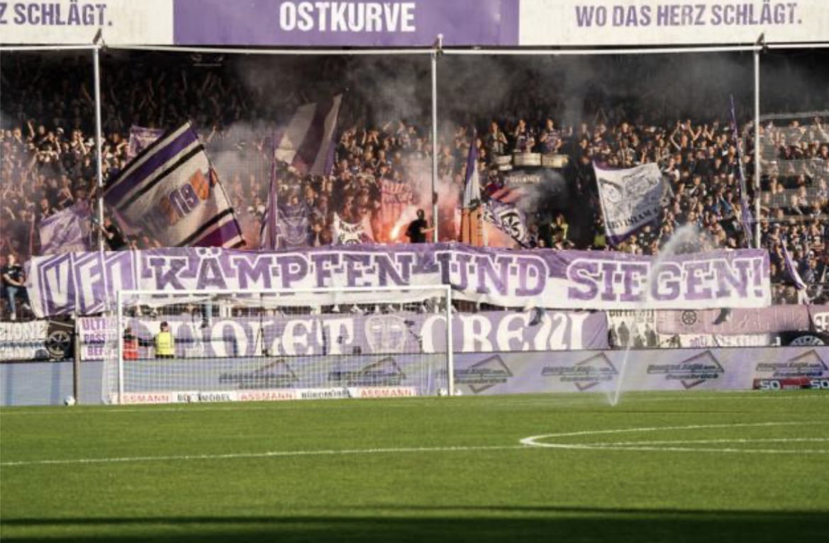 ultras1899_'s tweet image. VfL Osnabrück - Hambourg SV #ultras #VioletCrew #Fanszene #Osnabrück #VC02 #VFLHSV (22.09.23)