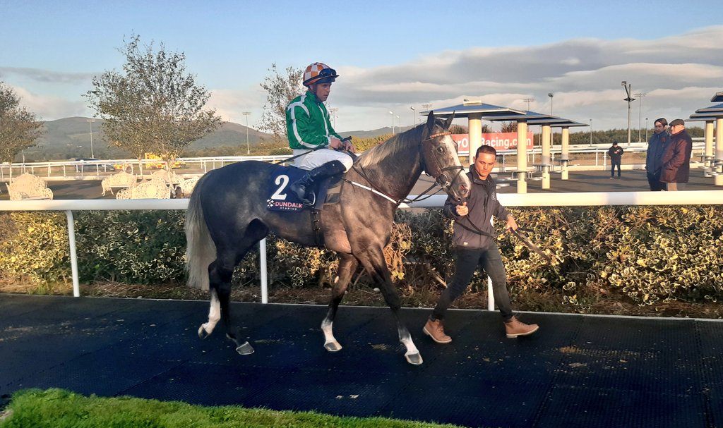 Leigh Roche doubled up @DundalkStadium aboard Rockbury Lad