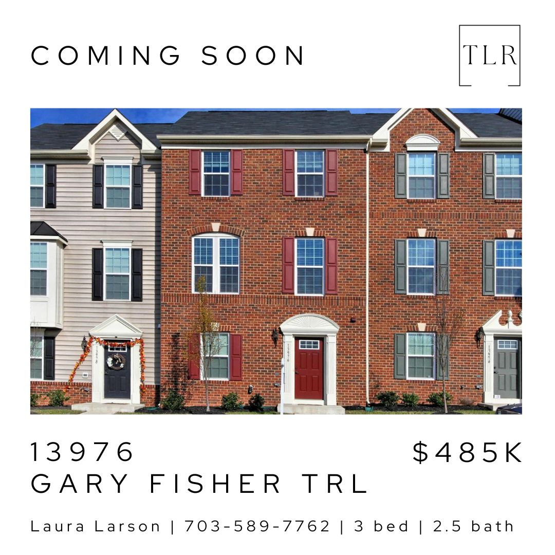 LauraLarson_TLR's tweet photo. Beautiful 3 level, brick-front town home in the Heathcote Commons now Coming Soon for under $500K!

✨Tray Ceilings
✨Granite Countertops
✨Hardwoods
✨Home Office
✨Walking Distance to Shops and Restaurants
✨Minutes from Rte 66

Amazing location!!! Schedule a showing today! https://t.co/d4Od26YC6j