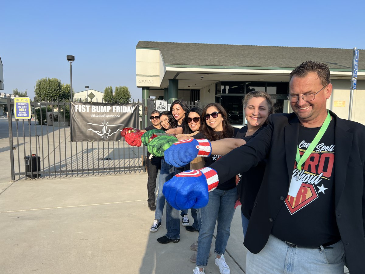 David Shimer (@davidshimer1) on Twitter photo Happy Friday! Fist Bump Friday out with our <a href="/BurtonSchools/">Burton Schools</a> HR team at SCA Mathew was a great way to start the day. The smiles and energy from our students, staff, and our HR team was awesome! #BurtonExperience Happy Friday! Fist Bump Friday out with our <a href="/BurtonSchools/">Burton Schools</a> HR team at SCA Mathew was a great way to start the day. The smiles and energy from our students, staff, and our HR team was awesome! #BurtonExperience