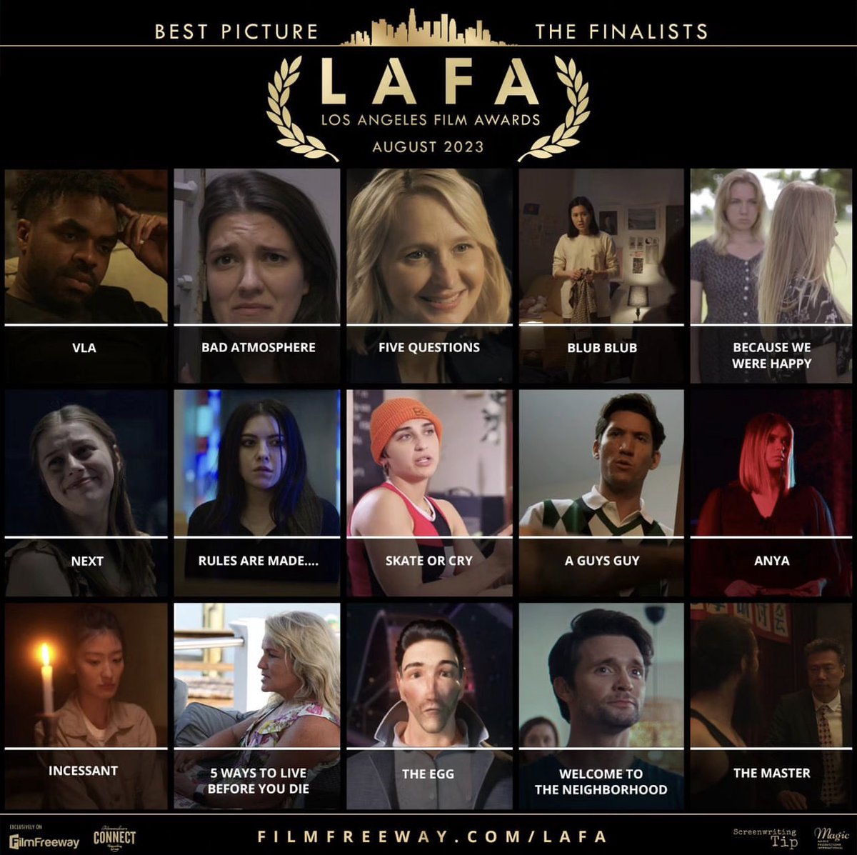 SalTorProds's tweet photo. SalTor’s “Because We Were Happy” made it to the final round for Best Picture! Congratulations to its filmmakers. Great job! https://t.co/4kZjR1CR3h