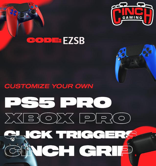 Officially apart of @CinchGaming controller gang!!! Use my code for 5% off your entire order and click<a class="tags" target="_blank" title="On Twitter" href="/?out=eyJ0eXAiOiJKV1QiLCJhbGciOiJIUzUxMiJ9.eyJpYXQiOjE3MjY2MTQ4MDksImlzcyI6InR3cG9ybnN0YXJzLmNvbSIsIm5iZiI6MTcyNjYxNDgwOSwiZXhwIjoxNzU4MTUwODA5LCJyZWRpcmVjdF91cmwiOiJodHRwczovL3R3aXR0ZXIuY29tL0NpbmNoR2FtaW5nIn0.TOIhkzrDqDekcS9MZLaSbyHEkCPpf3vYh9CLR3tu2oVdnFOOLWo73LXFO45yJfU0pcrAqb63OK50h1w4qpdsKQ">@CinchGaming</a><a href="/tag/warface"class="tags"><span>#warface</span></a>