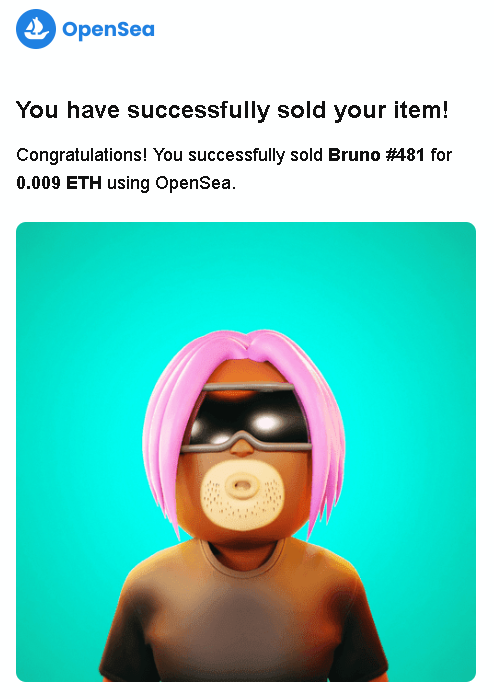 brunoart_nft's tweet photo. LFG💜🤩SOLD !  

WELCOME To #3DBruno family @Sivasomething 🫶🏻
Thank you so much for your support ! it means a lot!

Already sent you Holders airdrop NFT in your wallet✅ https://t.co/VRvwzm9TJG