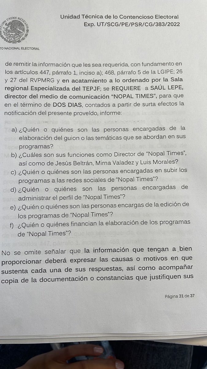 juncalssolano's tweet photo. Este es el nivel de ACOSO por parte de algunos Consejeros del @INEMexico a los medios de comunicación que les son incómodos para sus intereses particulares. Qué vergüenza que rompan  los principios y esencia de la institución. 

Ahora investigan a mis colegas YouTubers y colaboradores del canal @ElNopalTimes.