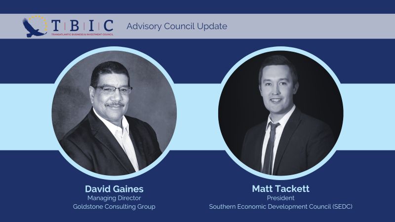 TBIC Announces New Appointment to Advisory Council

We are thrilled that our Managing Director, <a href="/davidggaines/">David Gaines</a>  has been selected along with Matt Tackett to join the Advisory Council of the Transatlantic Business Investment Council. <a href="/TBIC_FDI/">Transatlantic Business & Investment Council, LP</a> 

goldstoneconsultinggroup.com/in-the-news-1