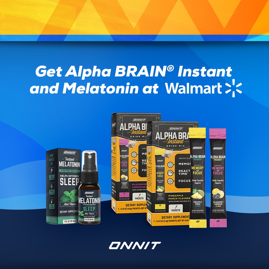 Onnit on X: Day-thru-night Support @walmart 🛒 Headed back to