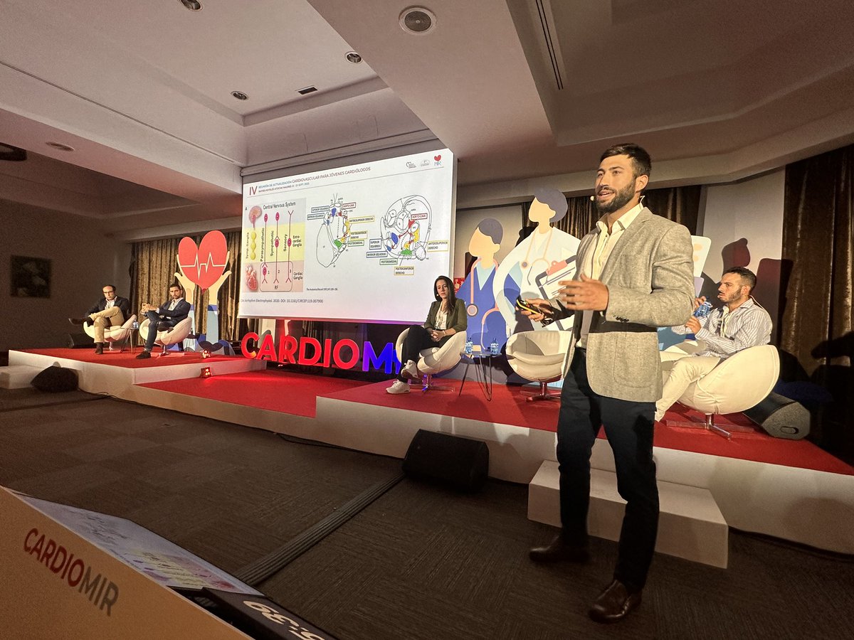 Cristina Lozano (@cris_lozano) on Twitter photo Ponemos el broche a esta jornada del #cardiomir organizado por <a href="/JovenesSec/">JóvenesSEC</a> con una mesa de electrofisiología excelente y con temas de gran actualidad. Modera <a href="/amarco89/">Alvaro Marco</a> y responde David Calvo, presidente de <a href="/ritmo_SEC/">Asociación del Ritmo Cardiaco</a> Ponemos el broche a esta jornada del #cardiomir organizado por <a href="/JovenesSec/">JóvenesSEC</a> con una mesa de electrofisiología excelente y con temas de gran actualidad. Modera <a href="/amarco89/">Alvaro Marco</a> y responde David Calvo, presidente de <a href="/ritmo_SEC/">Asociación del Ritmo Cardiaco</a>