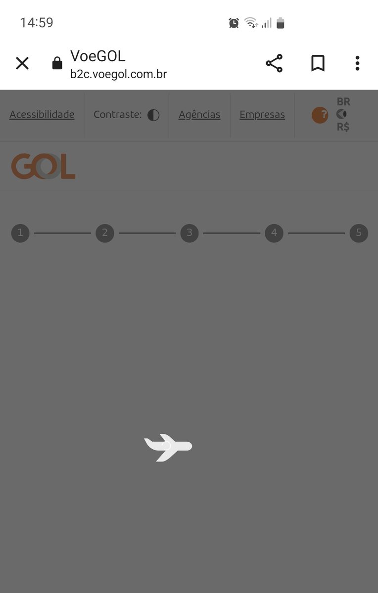 Weldner's tweet photo. Se para tentar comprar uma passagem da @VoeGOLoficial é desse jeito, não funciona. Imagina o pós pós-venda.... deve ser um sinal de livramento isso
#voegol #gol #passagem #aereo https://t.co/Wb0ny23IYy