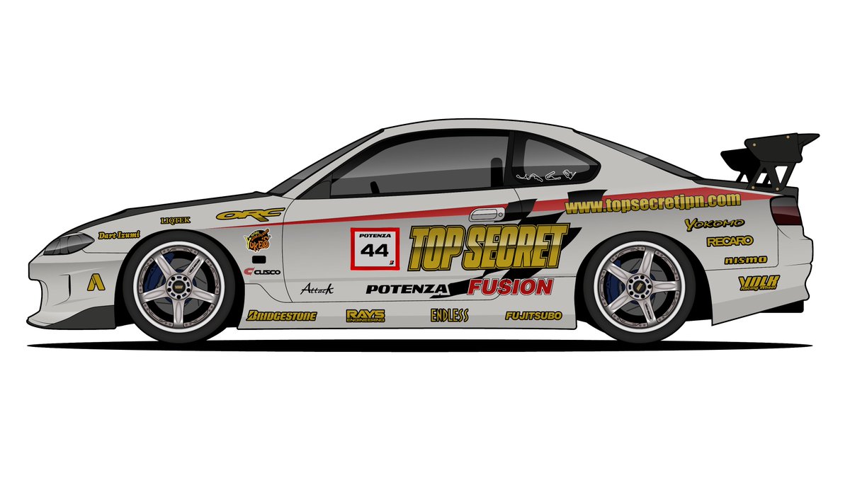 Top Secret S15 Silvia, original livery