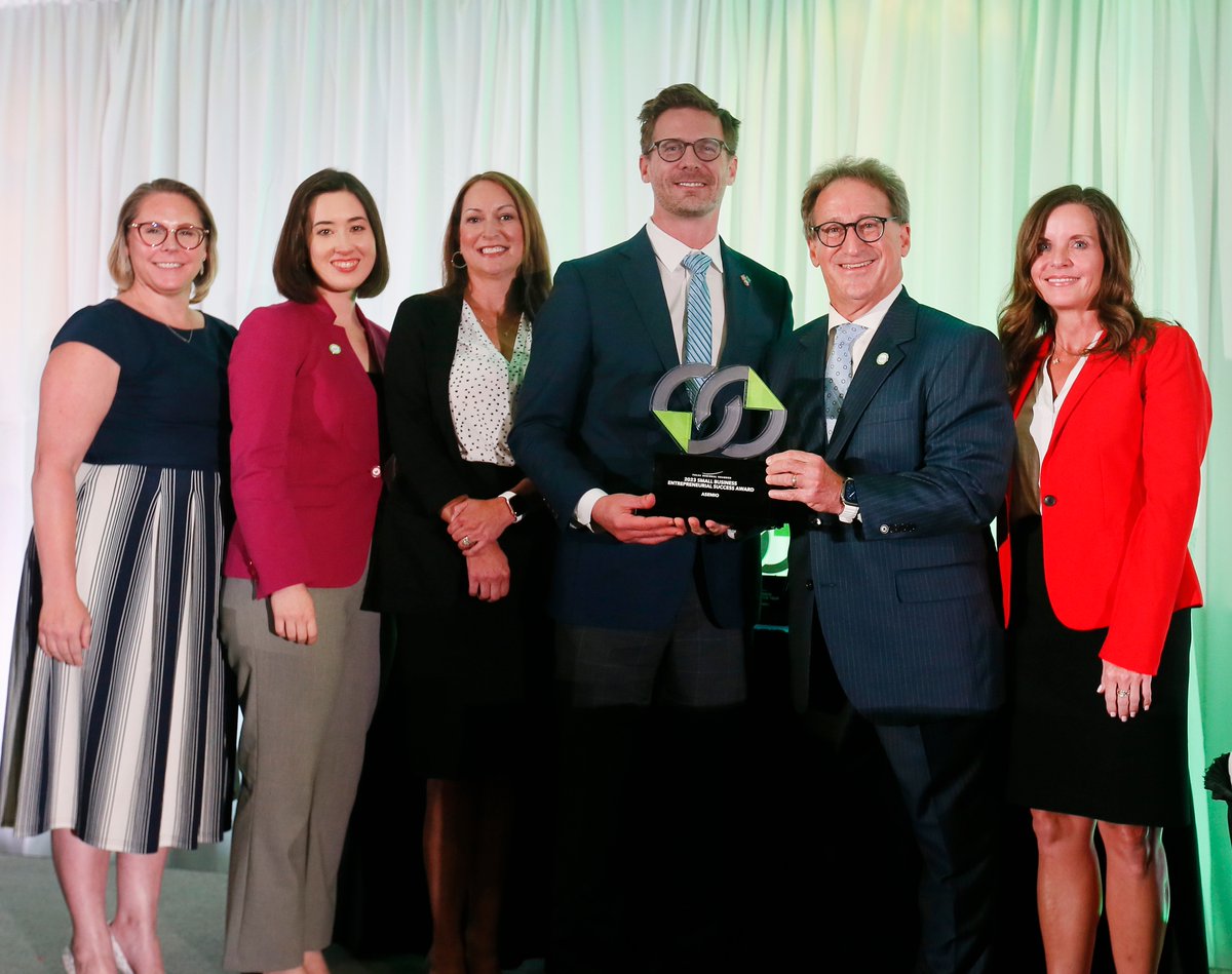 WeAreAsemio's tweet photo. One last throwback (no promises) to last week’s @TulsaChamber event, a huge honor for our whole team.

Hear our Managing Director, Aaron Bean, talk more about our journey, here: https://t.co/AEDC70y1Cd https://t.co/xT4LqLKJHm