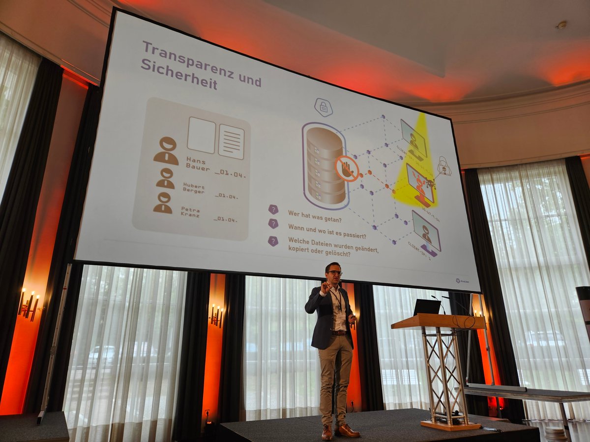 ProLionOfficial's tweet image. We&apos;re thrilled to have been a part of this year&apos;s TIM AG forum. Our CEO, Robert Graf, had the opportunity to shed light on what truly counts in today&apos;s ransomware landscape: safeguarding storage infrastructure. 💪🔒

#TIMAGForum #CybersecurityForum