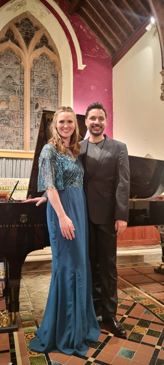 SimonLepper's tweet photo. A wonderful week of @BBCRadio3 lunchtime broadcasts recorded this summer in Glenarm in association with @NIOpera @MartaFontanals @RobinTritschler #jamesatkinson Listen again https://t.co/LftEKVYgm7 https://t.co/f4tsNcCjww