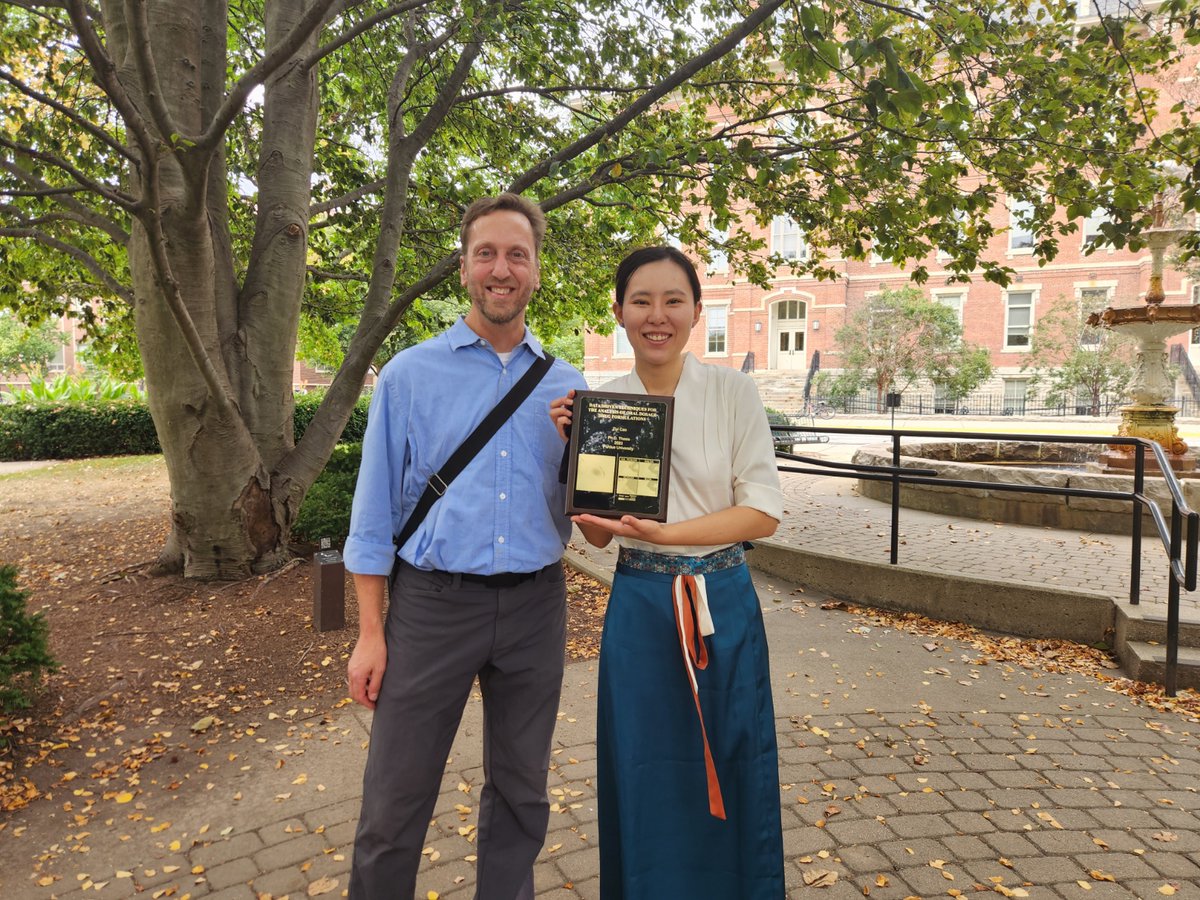 We had our traditional Fountain Ceremony for our latest Dr. Ziyi Cao! Thank you Ziyi for all the good times and we wish you luck in your future! Ziyi, you are a clear example of a Ph.D.! We will miss you!