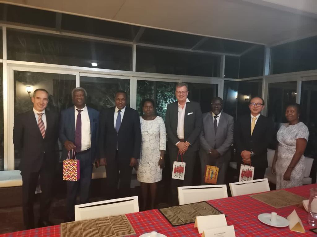 KenyaInNamibia's tweet photo. Amb. Michael Sialai meeting with some of the Ambassadors/High Commissioners accredited in Namibia  at his residence on 18th September 2023 , where he briefed them on the outcomes of the Nairobi- Africa Climate Summit declarations amongst other issues. https://t.co/Q8qDDofmDG