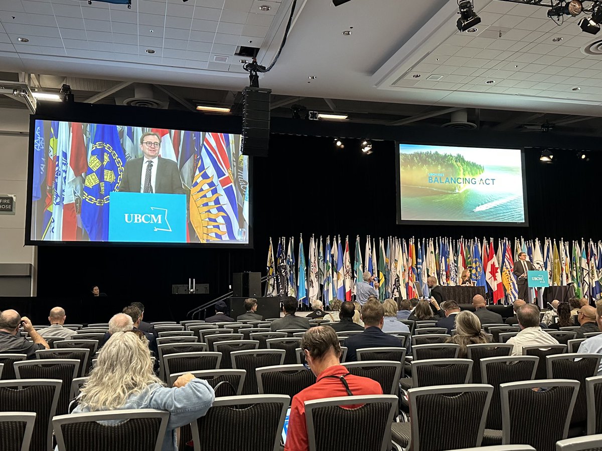 CementCanada's tweet photo. The Hon. @JonathanWNV, Canadian Minister of Energy and Natural Resources, spoke on housing at #UBCM2023: “housing is the biggest affordability crisis Canadians are facing”

Cement and concrete are essential to building Canada’s housing supply in a sustainable and resilient manner https://t.co/G39vpIgfvq