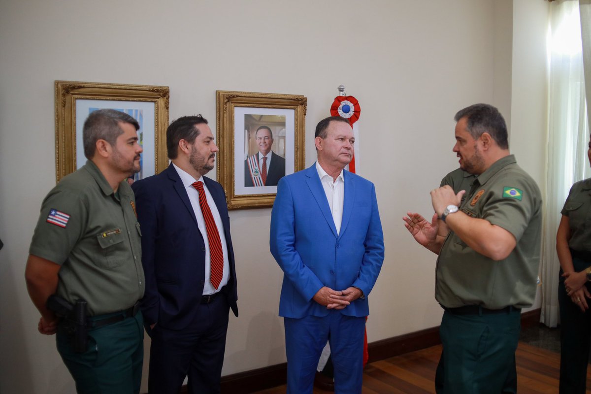 carlosbrandaoma's tweet image. Bom diálogo com o presidente do Senapen, Rafael Velasco, e gestores das unidades prisionais maranhenses premiadas como as melhores do Brasil. O Maranhão também ficou em primeiro lugar no percentual de pessoas privadas de liberdade inseridas em atividades educacionais e laborais.