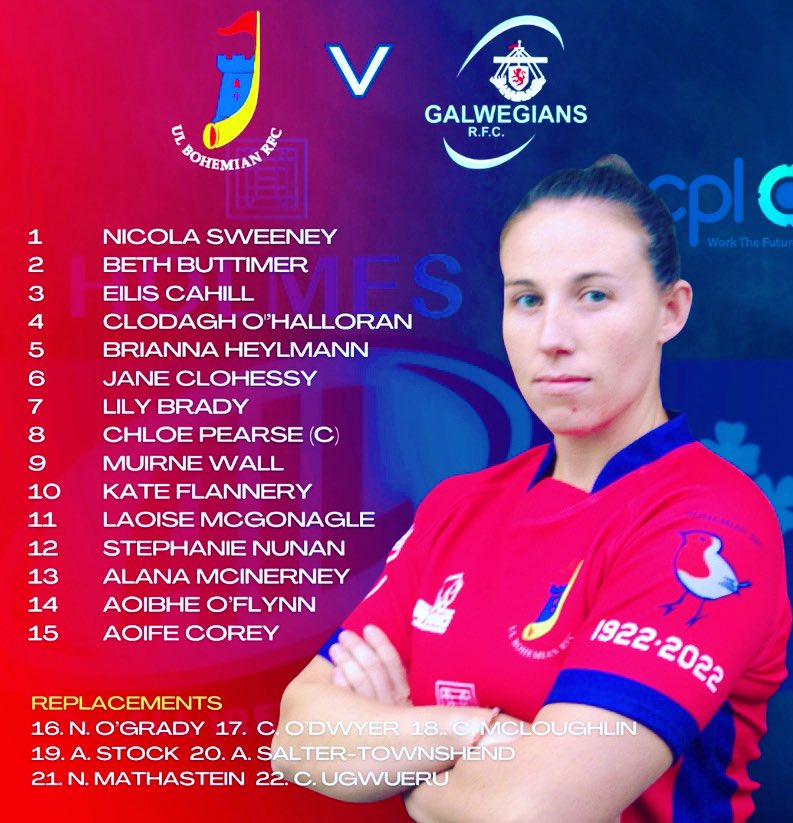 AIL Round 2 🔥🔥🔥 Annacotty 17:00 Saturday 23rd September 🤩 All support welcome ❤️💙#womensrugby #nothinglikeit #cantseecantbe #giveitatry #energiaail