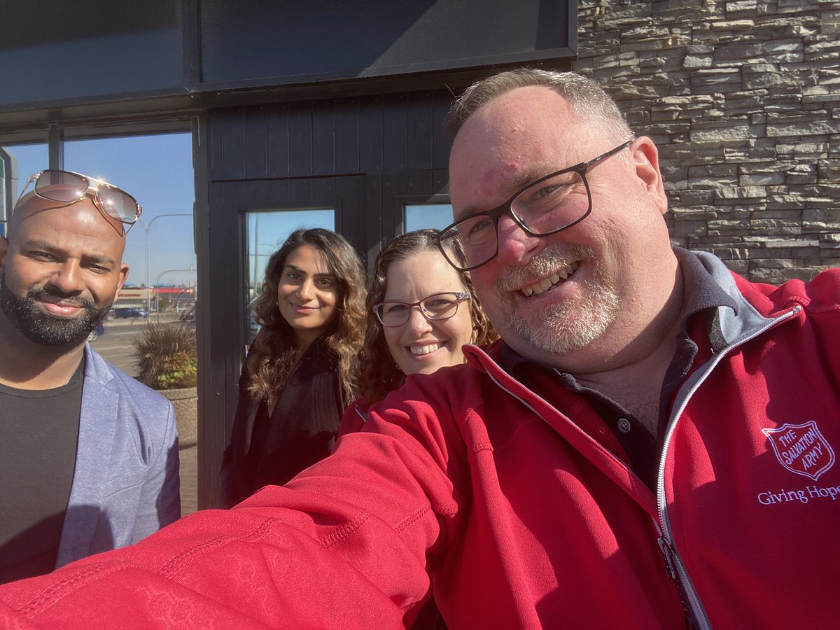 TSASaskatoon's tweet image. Lts. Derek &amp;amp; Angela Kerr had a great meeting with Faith their @salvationarmy THQ Pathway of Hope Specialist &amp;amp; Stephen their #MSHT @TSAPrairie DHQ Facilitator discussing integrated mission yesterday. They look forward to partnering with them both! #SalvationArmy #TSASaskatoon