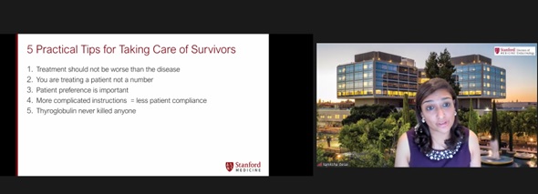 SaraLubitz's tweet photo. Amazing Endocrine Grand Rounds today at Rutgers RWJMS by @kanikshadesai on thyroid cancer survivorship care! https://t.co/yi8580iKiF