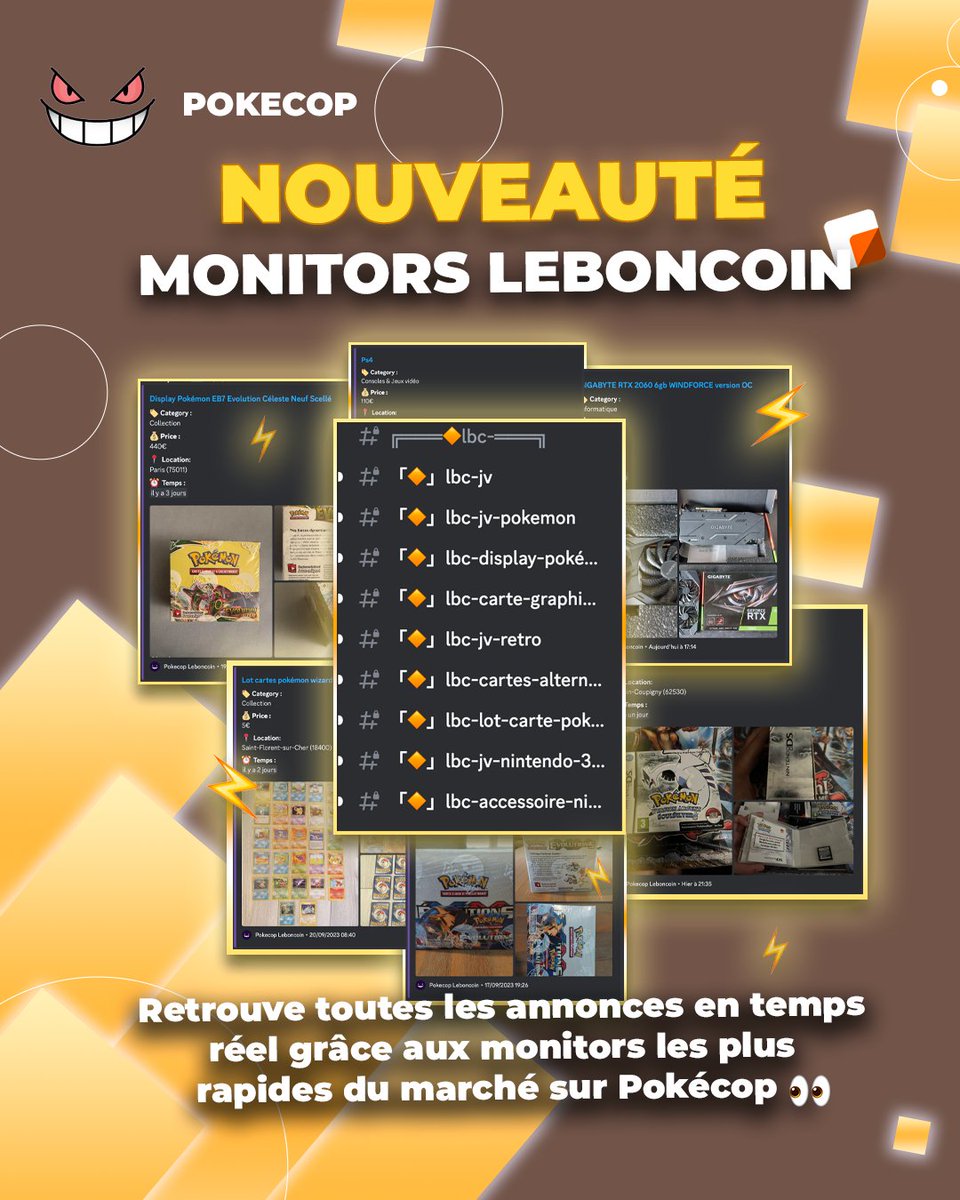 Pokecop_'s tweet photo. Pokecop c'est aussi les meilleurs outils pour les collectionneurs ⚡️ Ne rate plus aucune annonce intéressante en nous rejoignant 🤫

RT et envoyez DM pour tenter de rejoindre l'équipe ! Je sélectionne quelques gagnants demain ✅ https://t.co/TIVF0SNtJM