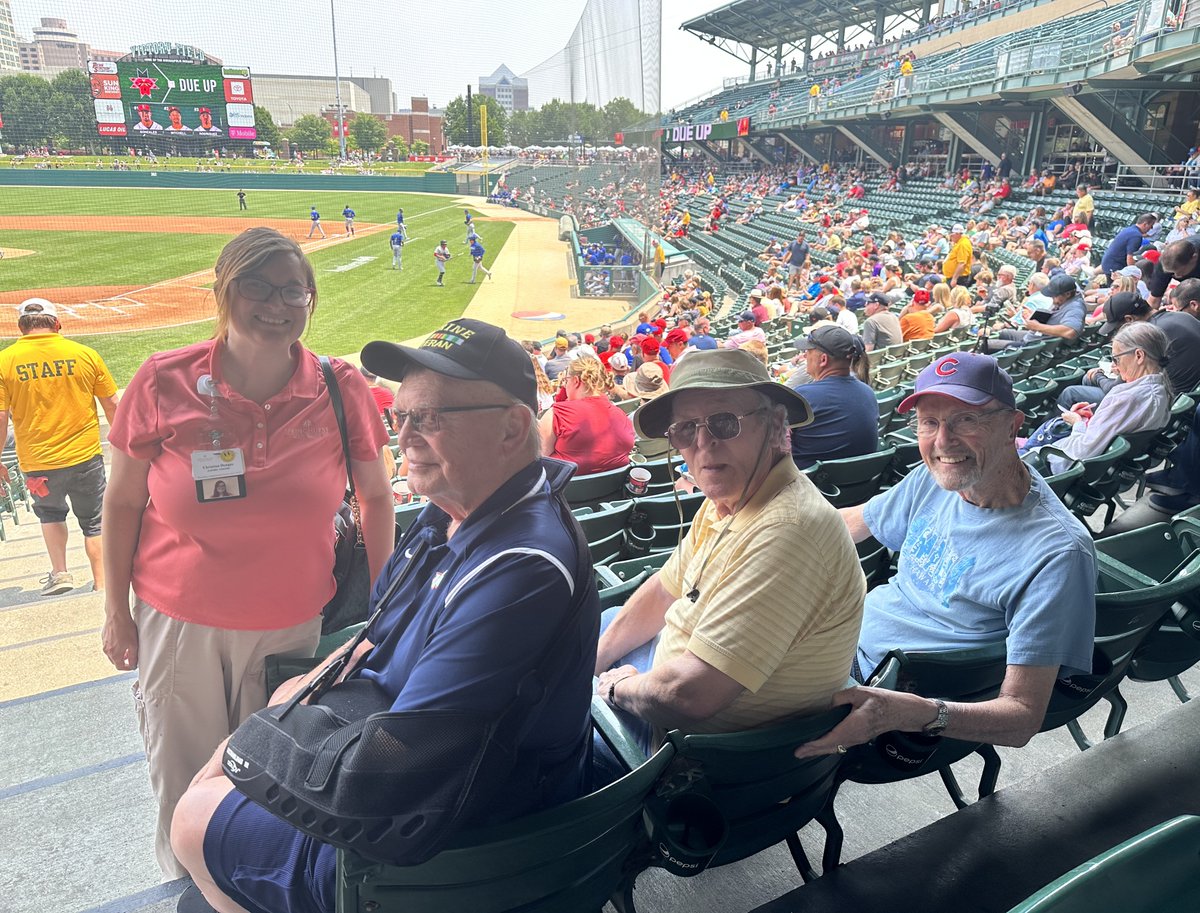 SpringhurstHC's tweet image. Where did the Summer go? 
Our Villa residents really enjoyed themselves at the Indianapolis Indian's game this Summer!
#VillaLifeisahomerun