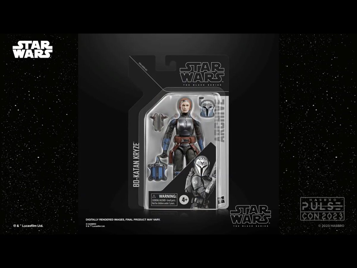 MrLeitor's tweet image. En un movimiento que nadie vio venir, han anunciado la salida de nuevas figuras en la línea #Archive, pero estas NO saldrán a la venta en EEUU. Además, vuelven a sacar el Luke piloto junto con el stormtrooper, Bo-Katan y el Vader del Ep. IV.

@HasbroPulse | #HasbroPulseCon2023