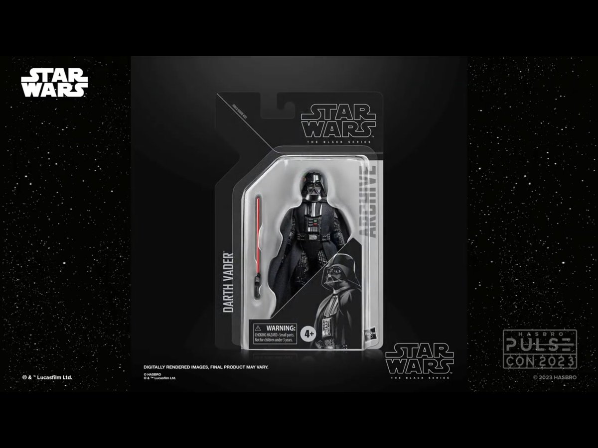 MrLeitor's tweet image. En un movimiento que nadie vio venir, han anunciado la salida de nuevas figuras en la línea #Archive, pero estas NO saldrán a la venta en EEUU. Además, vuelven a sacar el Luke piloto junto con el stormtrooper, Bo-Katan y el Vader del Ep. IV.

@HasbroPulse | #HasbroPulseCon2023