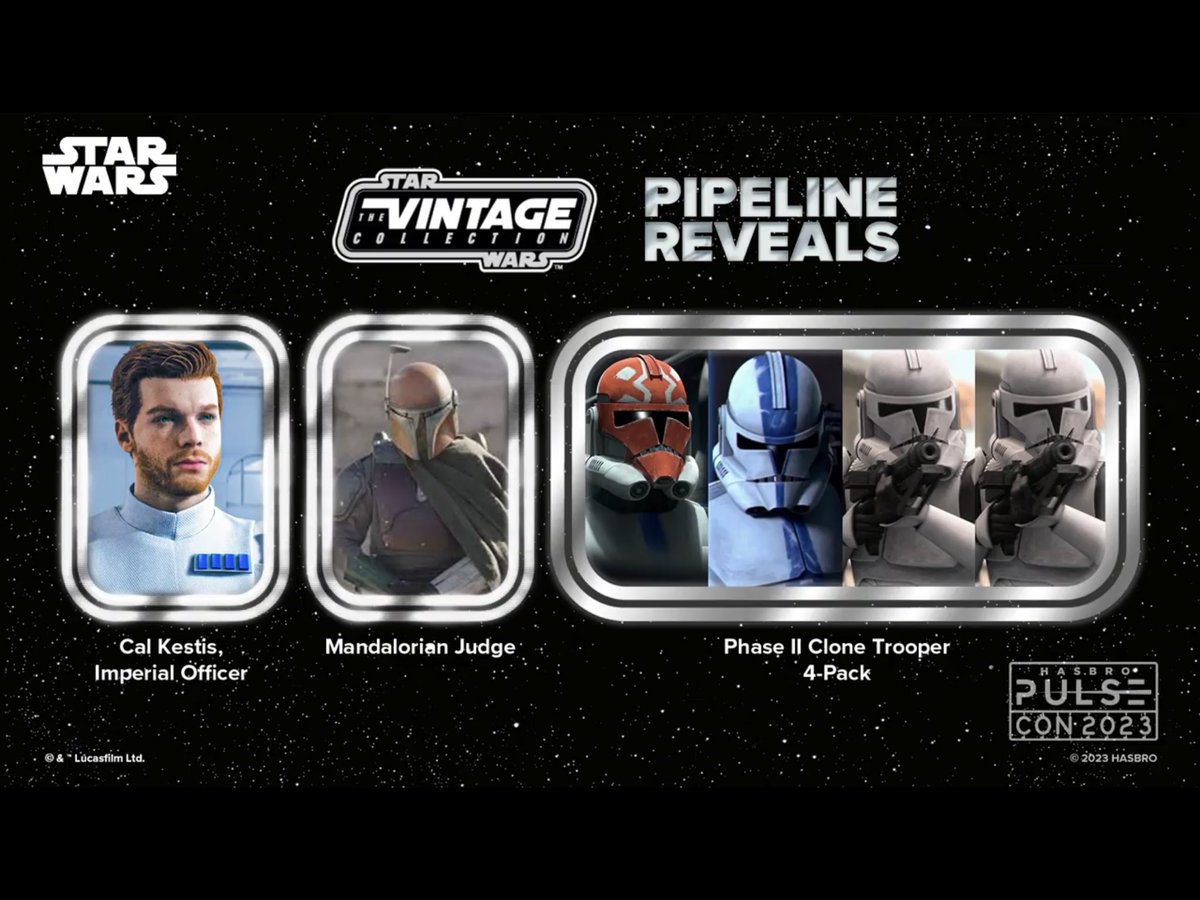 MrLeitor's tweet image. Y, para finalizar, esta es la pipeline, las figuras en las que están a trabajando, de cara al futuro tanto de #BlackSeries cómo de #VintageColection

@HasbroPulse | #HasbroPulseCon2023 #BlackSeries